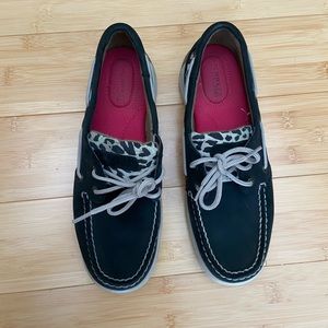 Sperry Cheetah Loafers